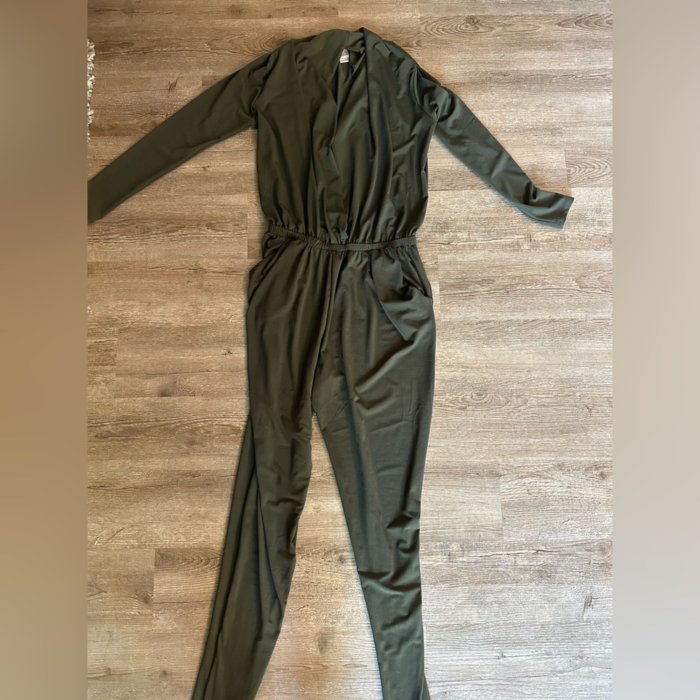 Olive Green Jumpsuit